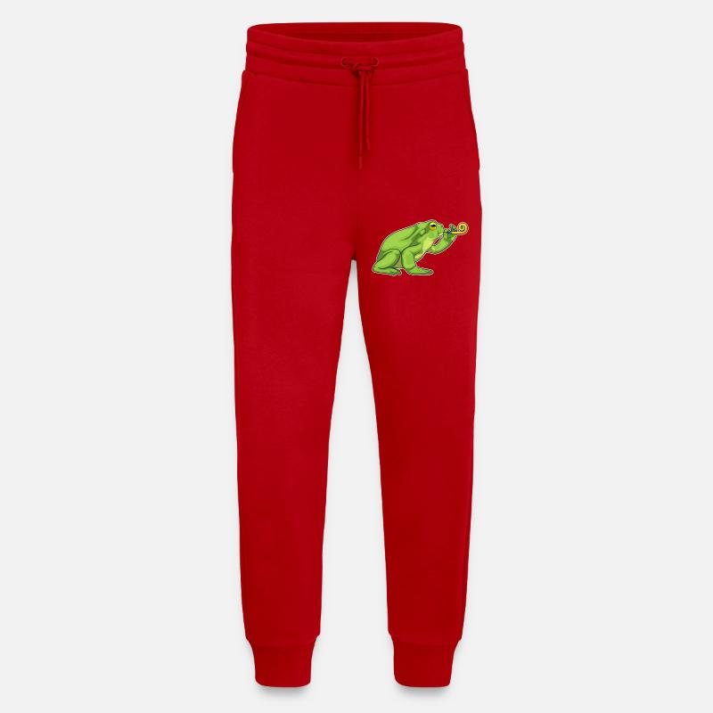 Frog Birthday Toad - Jogging Pants - made by SPREAD - red