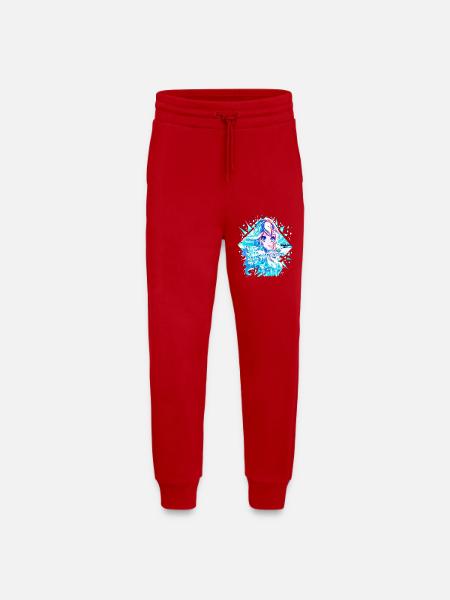 Anime Snow Queen Ice Princess - Jogging Pants - made by SPREAD  - red