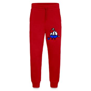 Craftsman's sheep, hero of labor - Jogging Pants - made by SPREAD  - red - Front