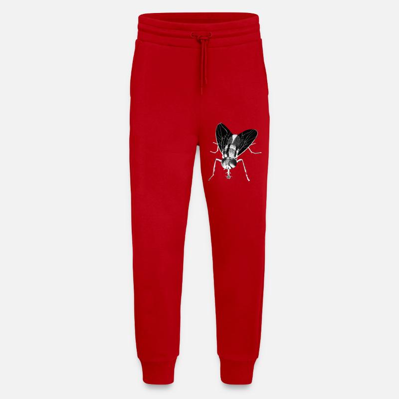 Fliege - Insekt - Jogginghose - made by SPREAD - Rot