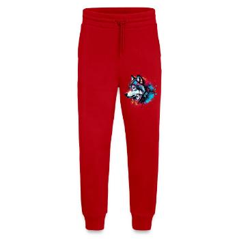 Wolf - Jogginghose - made by SPREAD - Rot - Vorne