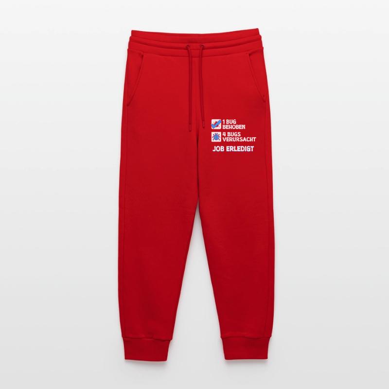 Développeur Coden skripting bugs debug correction de bugs Pantalon de jogging bio décontracté fabriqué en UE