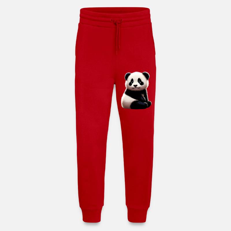 Panda - Jogginghose - made by SPREAD - Rot