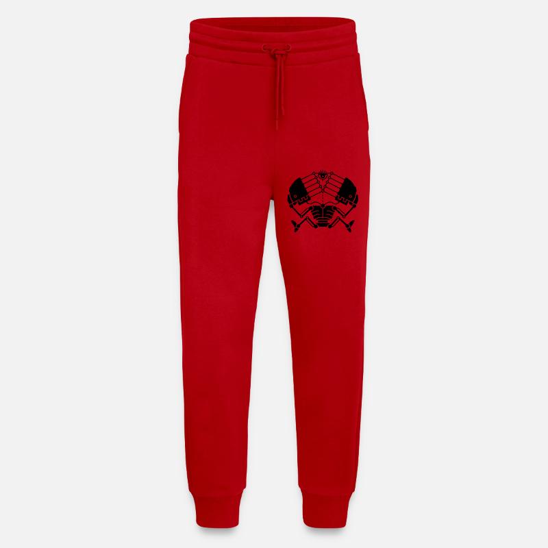 3rd Eye Robotics - black version - Jogging Pants - made by SPREAD  - red