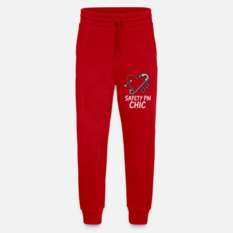 Piercing Addict Body Mod Enthusiast - Jogging Pants - made by SPREAD  - red