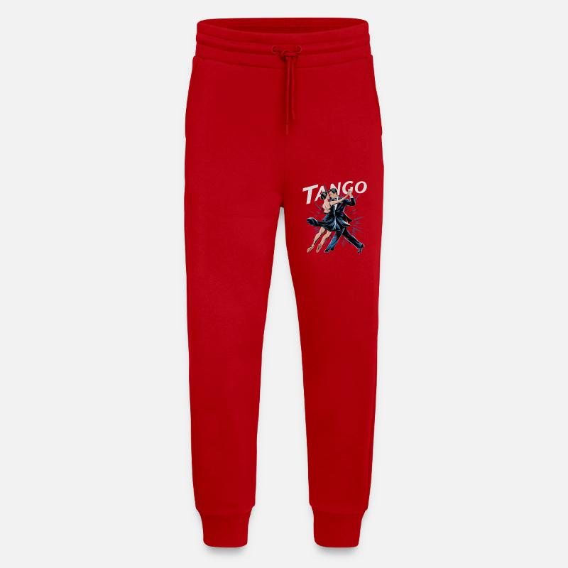 Tango Passion Couple Dance Argentine Tango - Jogging Pants - made by SPREAD  - red