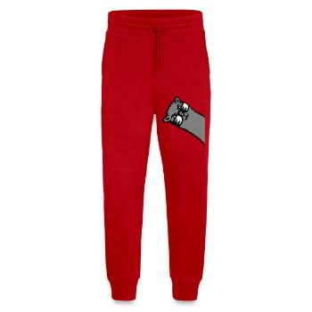 Llama Alpaca Head Sunglasses Cool Gray Funny Cute - Jogging Pants - made by SPREAD  - red - Front