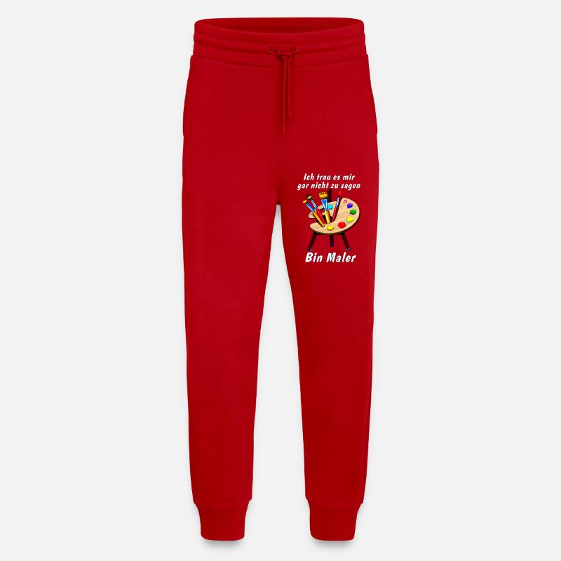 Easel I'm a painter - Jogging Pants - made by SPREAD - red