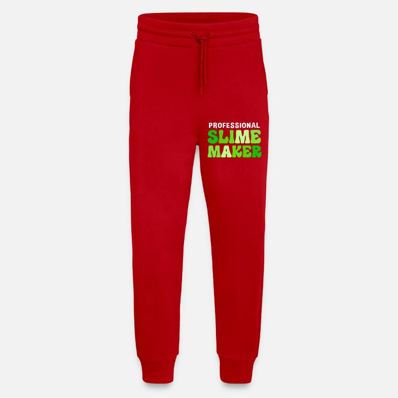 Schleimig Schleim Slime - Jogginghose - made by SPREAD - Rot