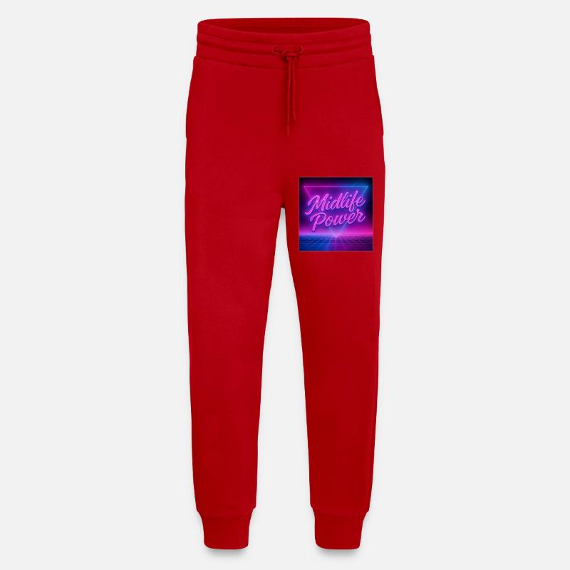 Midlife Power  - Jogginghose - made by SPREAD - Rot