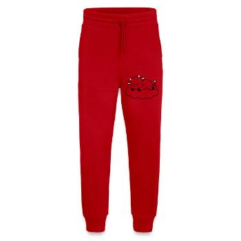 Sleeping Cow Cloud Dream Baby - Jogging Pants - made by SPREAD  - red - Front