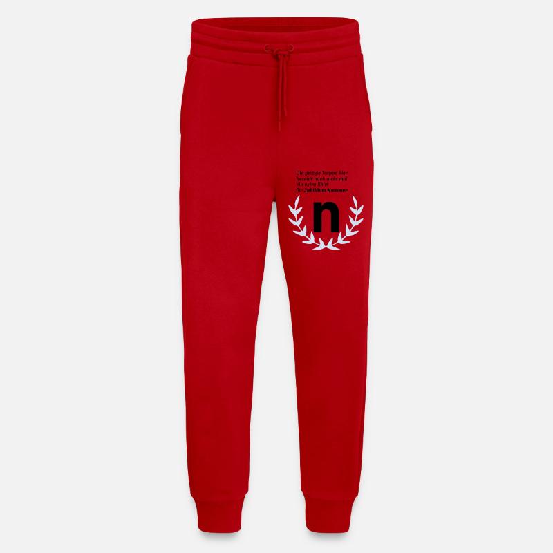 Jubilee N - Jogging Pants - made by SPREAD  - red