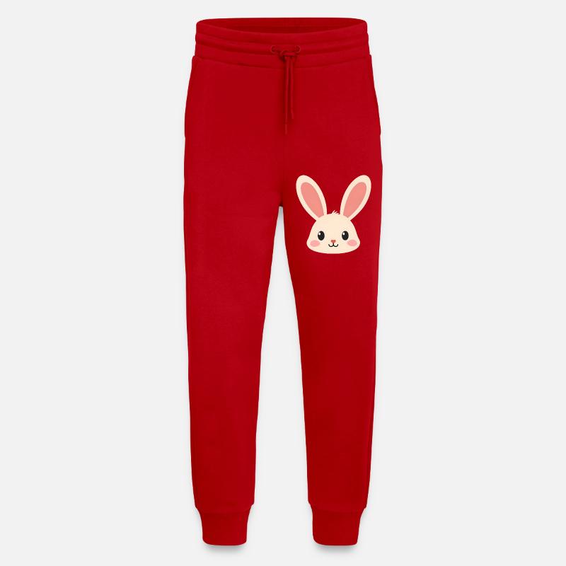 Kaninchen Hase - Jogginghose - made by SPREAD - Rot