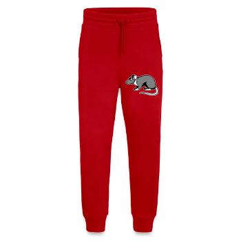 Cool Rat Sunglasses Side Funny Rodent - Jogging Pants - made by SPREAD  - red - Front