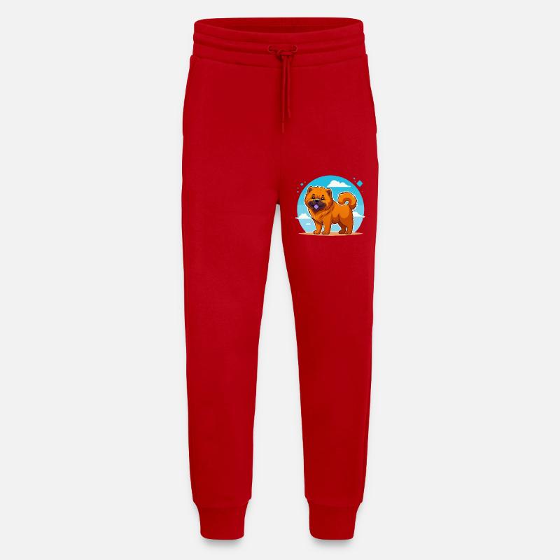 Chow-Chow (comic) - Jogging Pants - made by SPREAD  - red