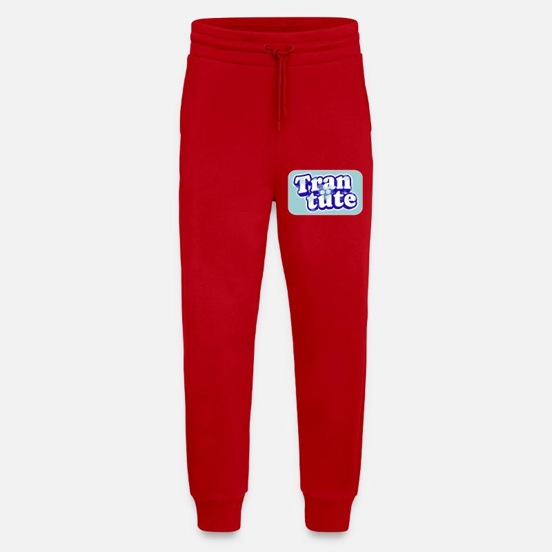 Echte Trantüte im Dienst - Jogginghose - made by SPREAD - Rot