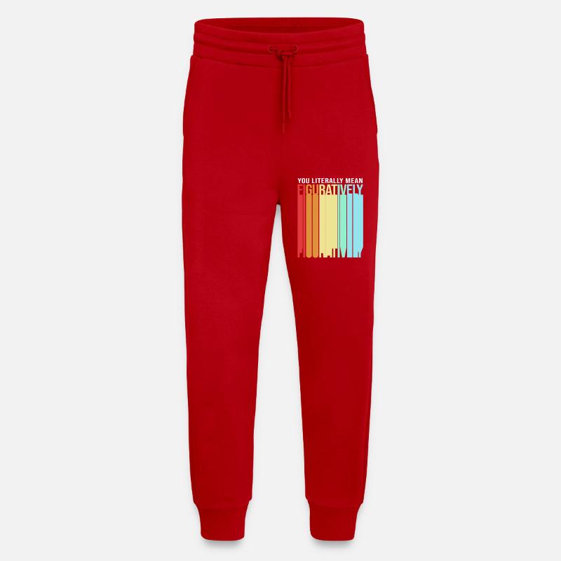 Grammatik - Jogginghose - made by SPREAD - Rot