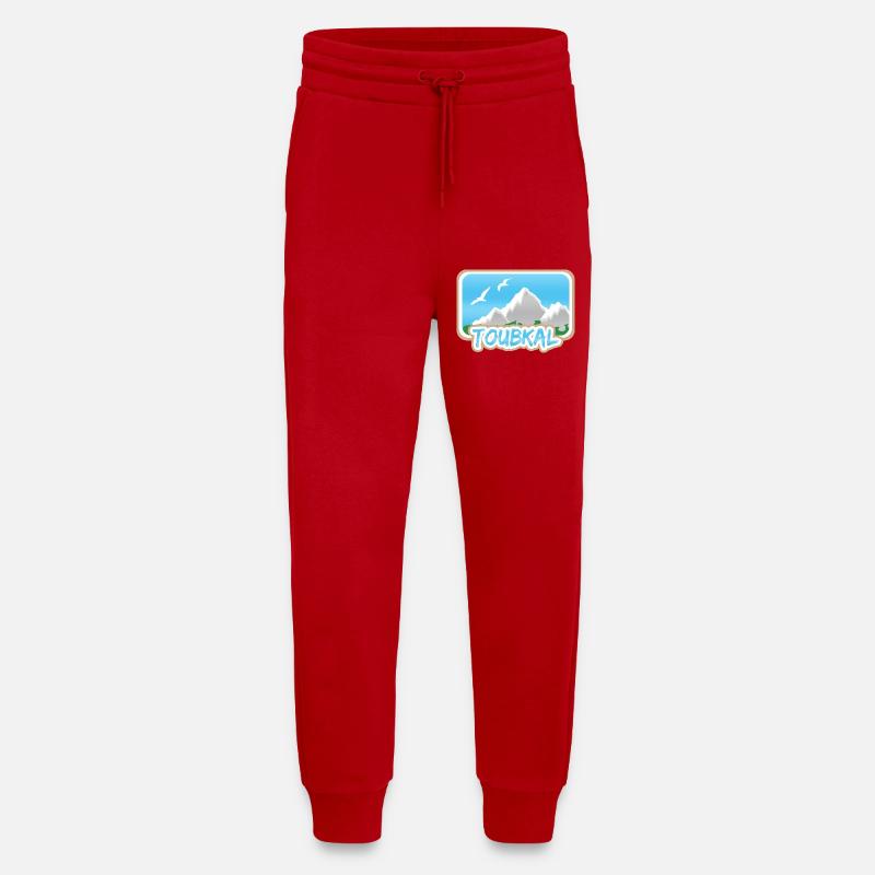 Toubkal - Jogging Pants - made by SPREAD  - red