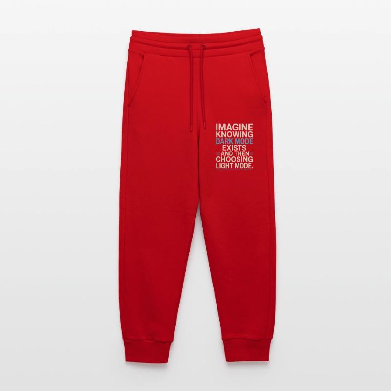 Le mode sombre existe Programmeur IT Nerd Coder Office Pantalon de jogging bio décontracté fabriqué en UE