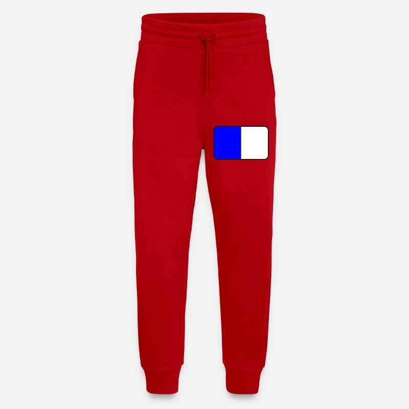 Spa-Flaggenemblem - Jogginghose - made by SPREAD - Rot