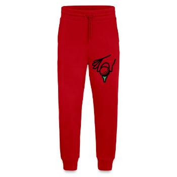Golfball Abschlag Tee Golfsport Golfclub Golfer - Jogginghose - made by SPREAD - Rot - Vorne