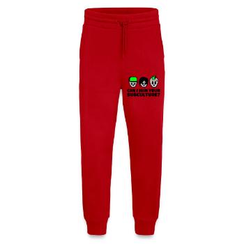 subculture - Jogging Pants - made by SPREAD  - red - Front