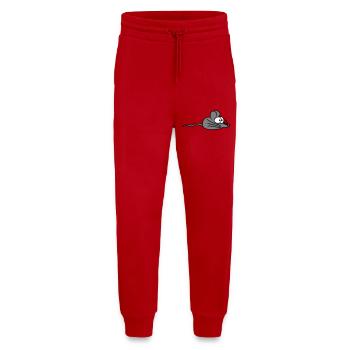 Mouse Mouse Cute Little Rat Rodent Friendly - Jogging Pants - made by SPREAD  - red - Front