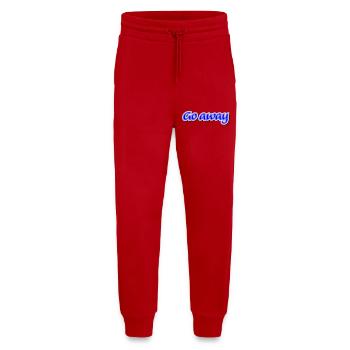 Go away Claim - Vectorgraphic - Jogging Pants - made by SPREAD  - red - Front