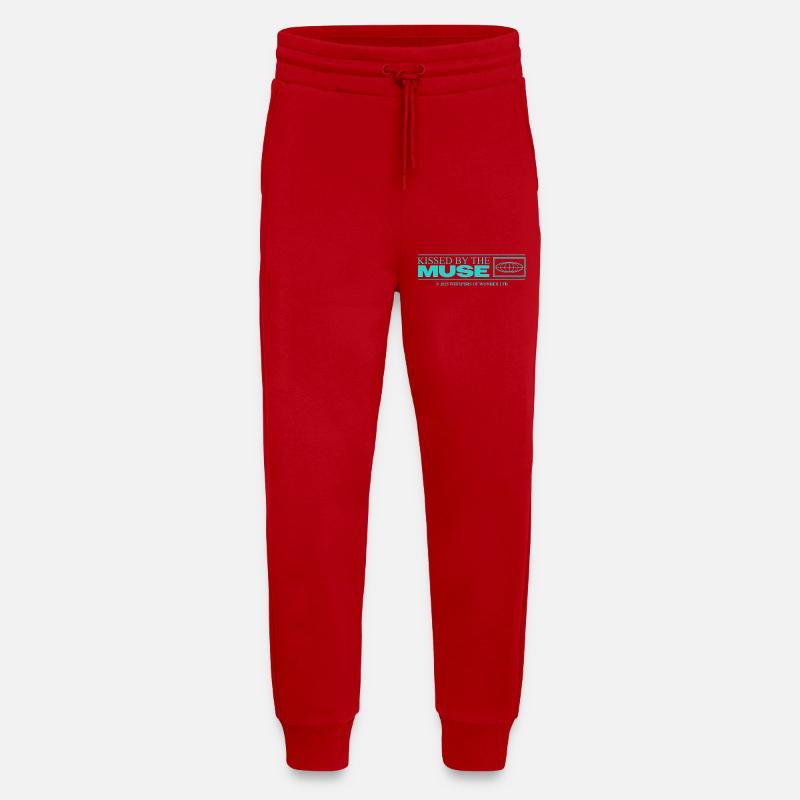 Inspired & Creative – Aesthetic Statement - Jogging Pants - made by SPREAD  - red
