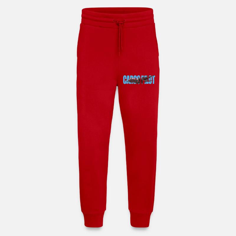 Cargo pilot C-130 - Jogging Pants - made by SPREAD  - red
