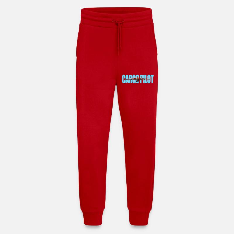 Cargo pilot An-225 - Jogging Pants - made by SPREAD  - red