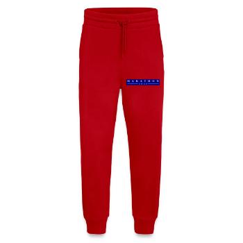 Marathon 2026 - Jogging Pants - made by SPREAD  - red - Front