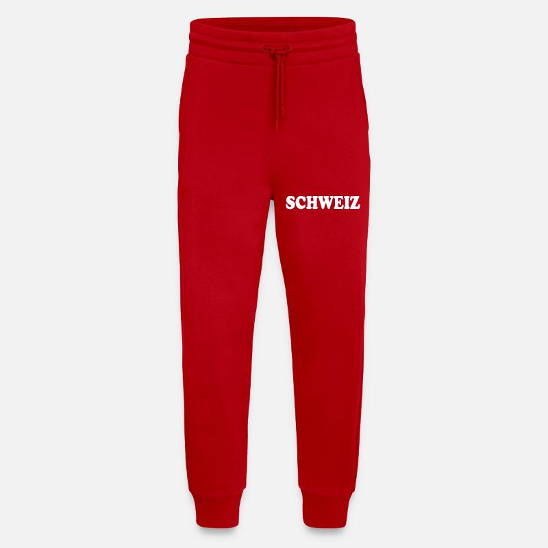 Schweiz - Jogginghose - made by SPREAD - Rot