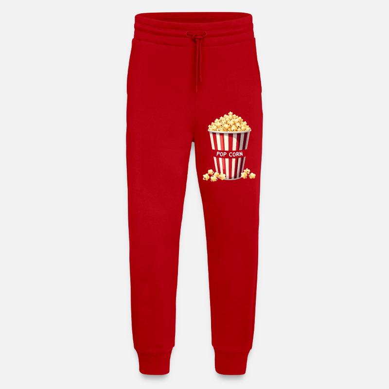 Karneval Popcorn - Kinder Kostüm - Jogginghose - made by SPREAD - Rot