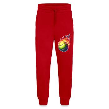 Tennis - Pantalon de jogging bio décontracté fabriqué en UE - rouge - Devant