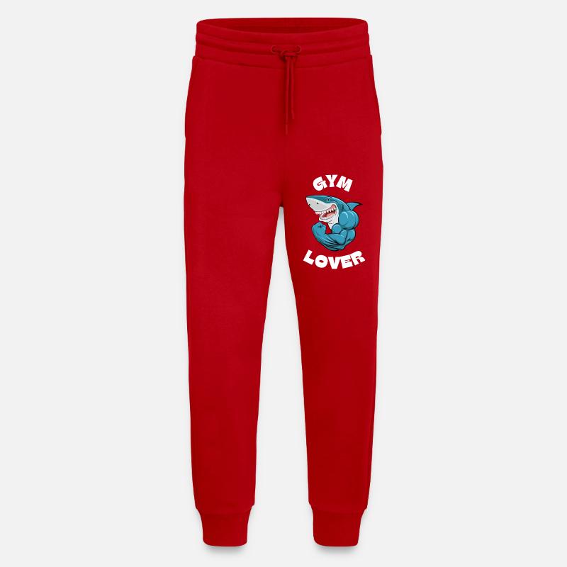 Gym Lover - Jogging Pants - made by SPREAD  - red