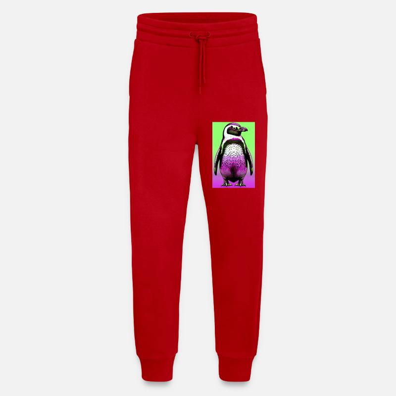 Pinguin - Jogginghose - made by SPREAD - Rot