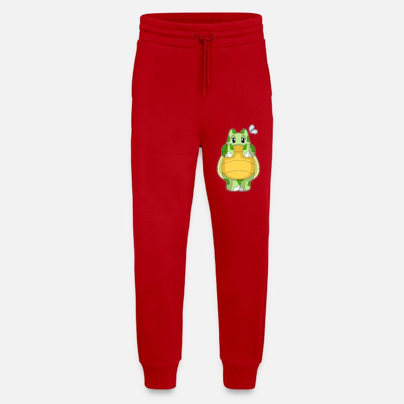 Turtle Shy - Jogging Pants - made by SPREAD  - red