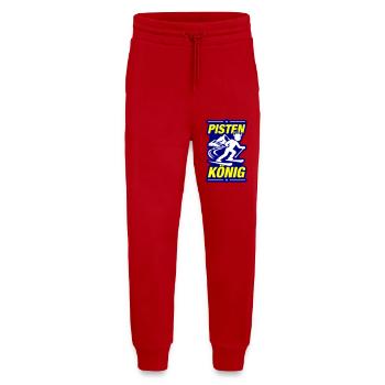 Slopes König Ski - Jogging Pants - made by SPREAD  - red - Front