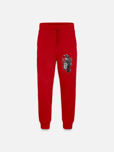 Raven - Jogging Pants - made by SPREAD - red