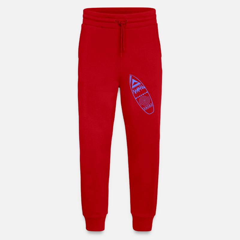 Surfboard Pattern - Jogging Pants - made by SPREAD  - red