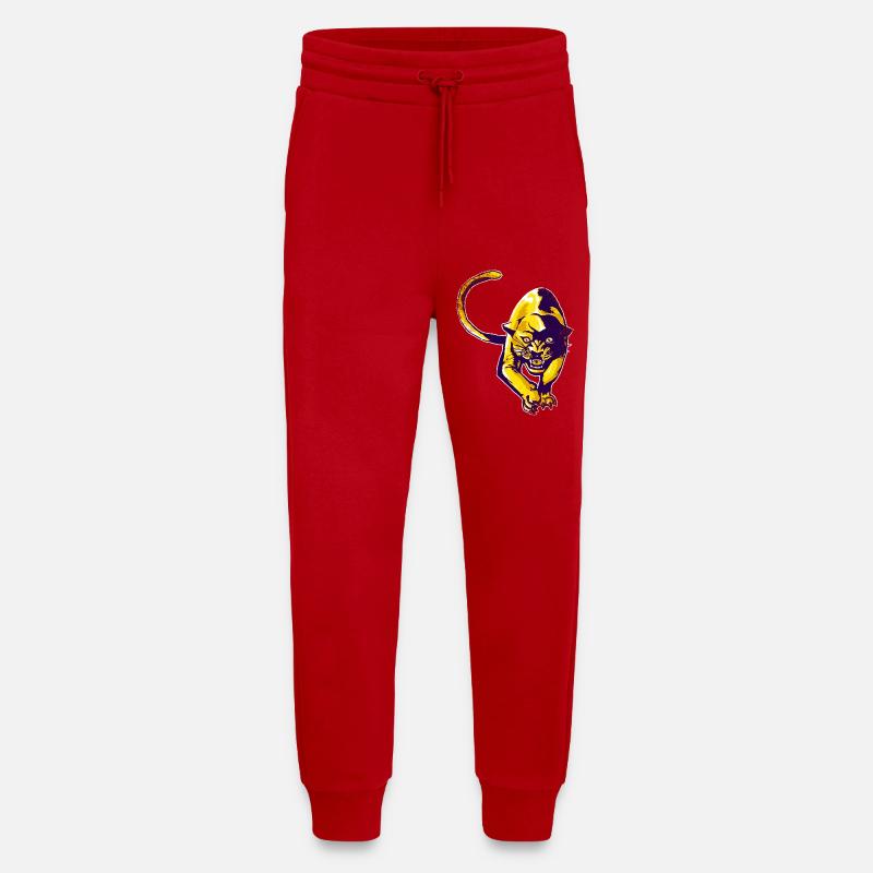Goldener Panther - Jogginghose - made by SPREAD - Rot