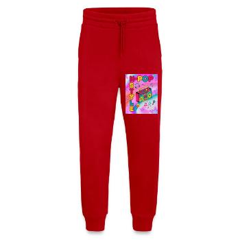 K-Pop Style - Jogging Pants - made by SPREAD  - red - Front
