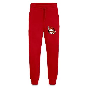 Duck Knight Armor Sword Shield Helmet Fighter - Jogging Pants - made by SPREAD  - red - Front