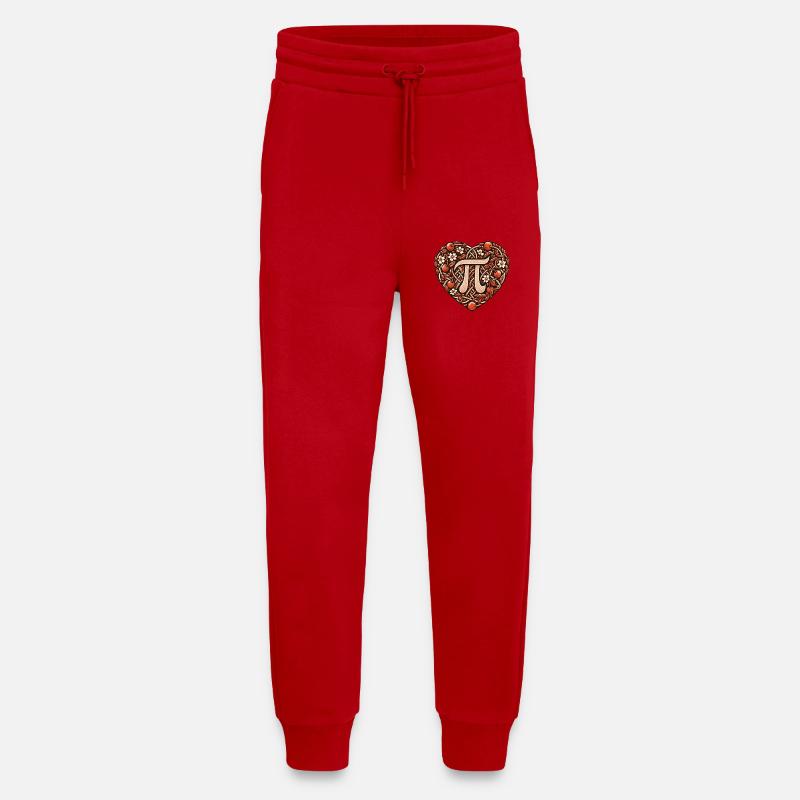Cherry Pi - Jogging Pants - made by SPREAD  - red