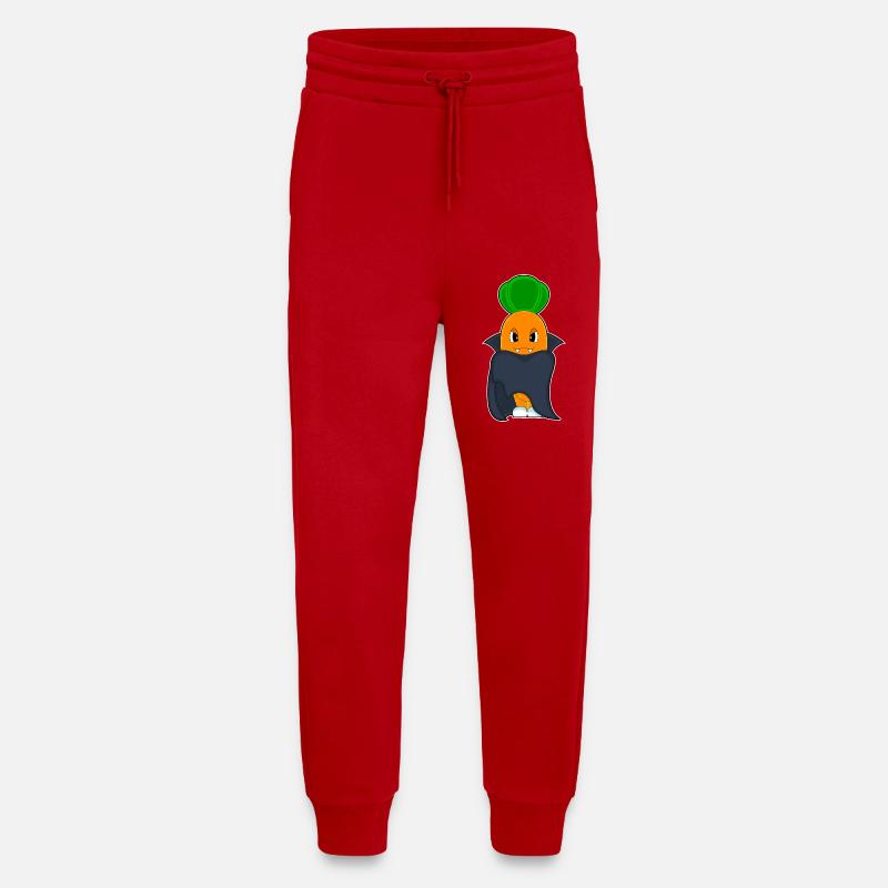Carrot Halloween Vampire - Jogging Pants - made by SPREAD - red