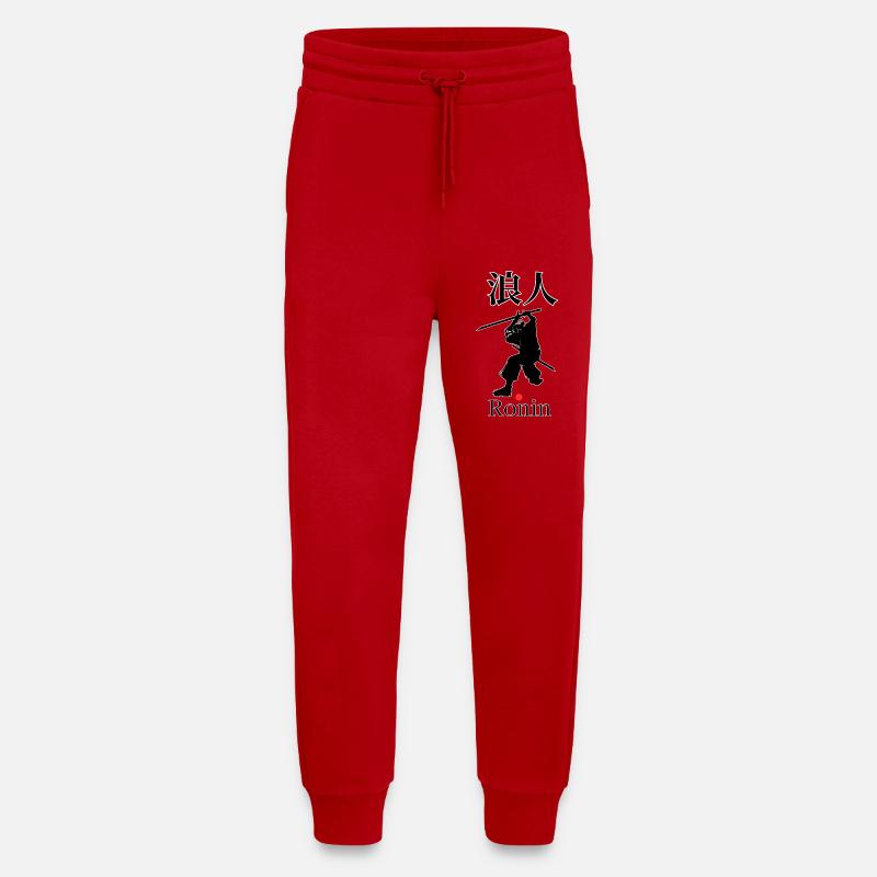 Ronin Samurai Motiv - Jogginghose - made by SPREAD - Rot