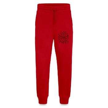 my friend the route planner - Jogging Pants - made by SPREAD  - red - Front