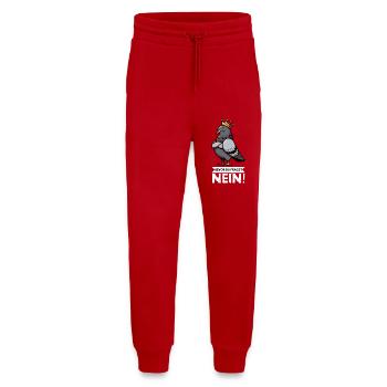 Before you ask: pigeons, fanciers, birds - Jogging Pants - made by SPREAD  - red - Front