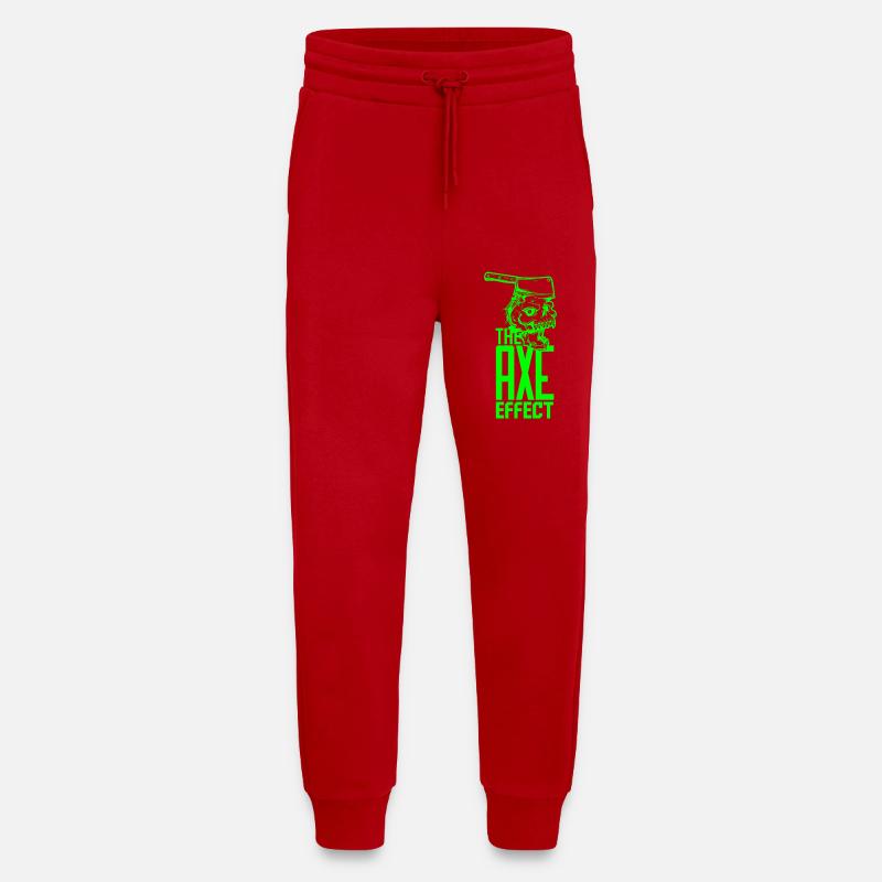 Skull mit Axt - Jogginghose - made by SPREAD - Rot